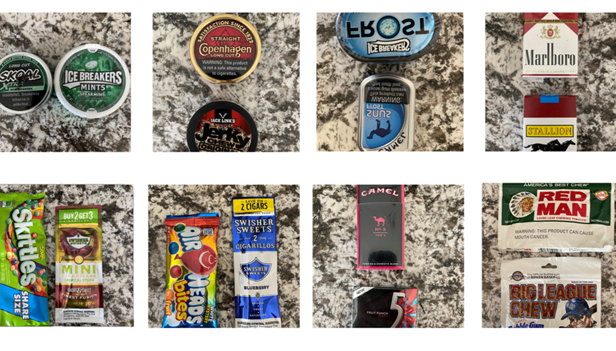 Packaging Similarities Between Tobacco + Candy